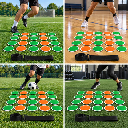 Low-Profile Training Marker Set — in use